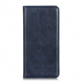 Capa De Celular Para Google Pixel 7 Flip Couro Rachado De Lichia