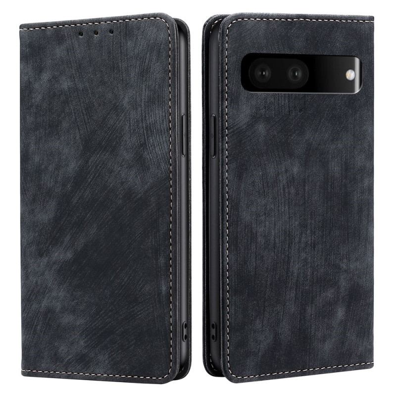 Capa De Celular Para Google Pixel 7 Flip Couro Sintético Estilizado