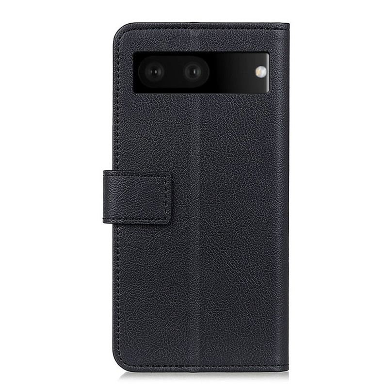 Capa De Couro Para Google Pixel 7 Clássico