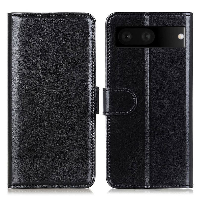 Capa De Couro Para Google Pixel 7 Congeladas