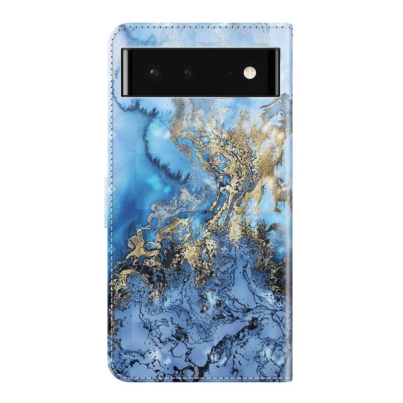 Capa De Couro Para Google Pixel 7 De Cordão Strap Art