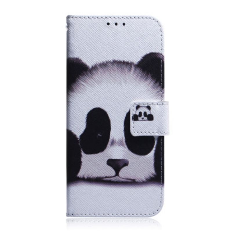 Capa De Couro Para Google Pixel 7 Panda