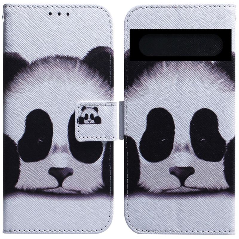 Capa De Couro Para Google Pixel 7 Panda