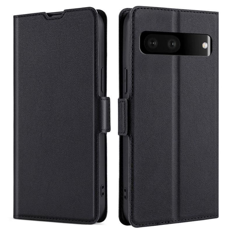 Capa De Couro Para Google Pixel 7 Ultrafino