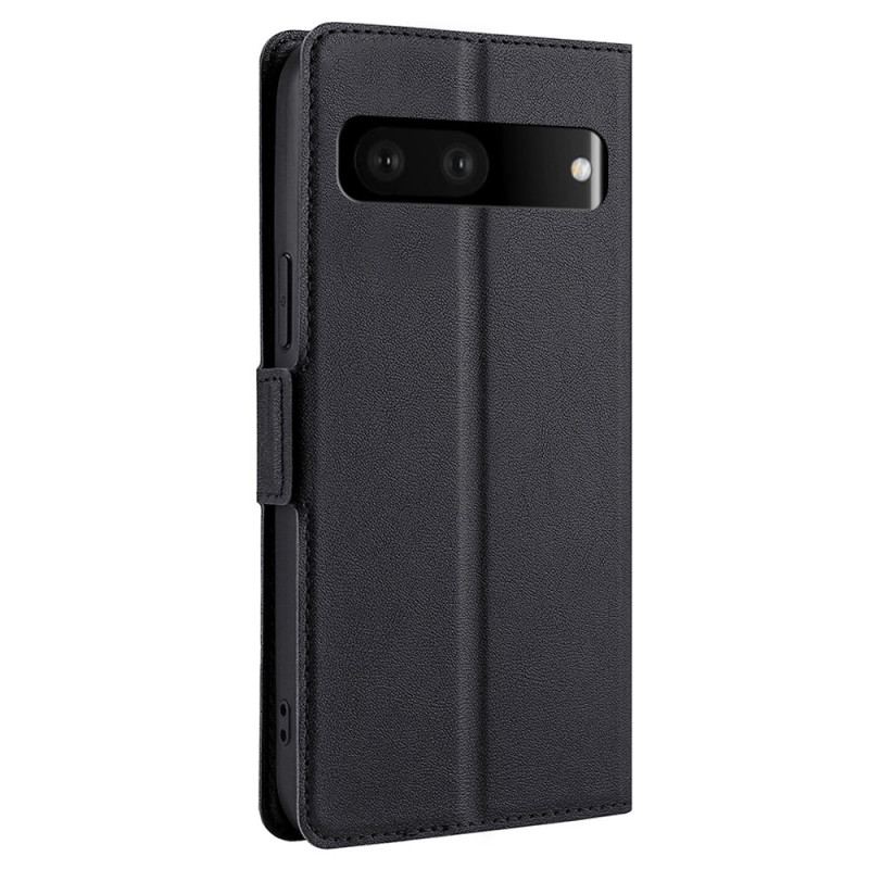 Capa De Couro Para Google Pixel 7 Ultrafino