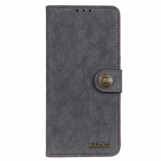 Capa Flip Para Google Pixel 7 Couro Rachado Khazneh