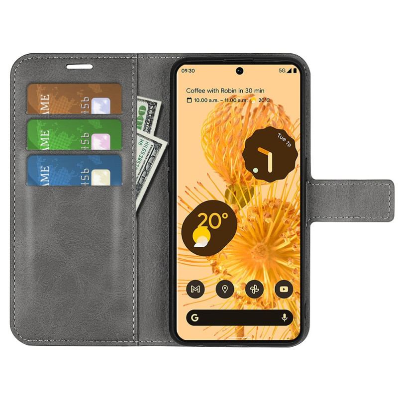 Capa Flip Para Google Pixel 7 Couro Sintético