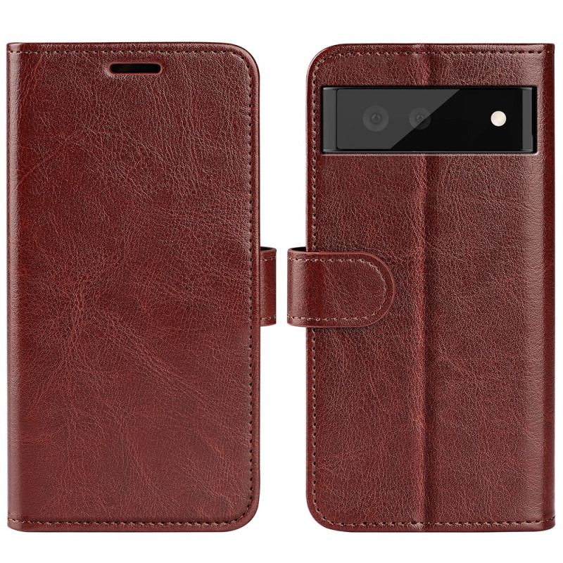 Capa Flip Para Google Pixel 7 Couro Sintético Retrô