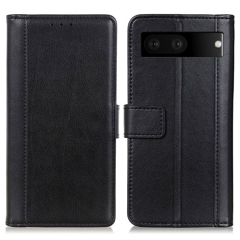 Capa Flip Para Google Pixel 7 Estilo De Couro