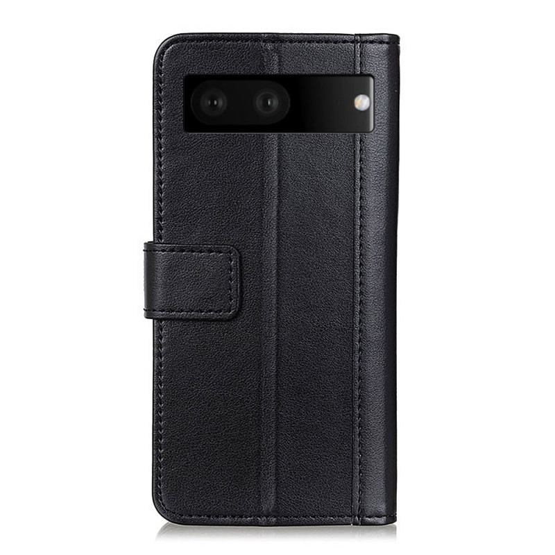 Capa Flip Para Google Pixel 7 Estilo De Couro