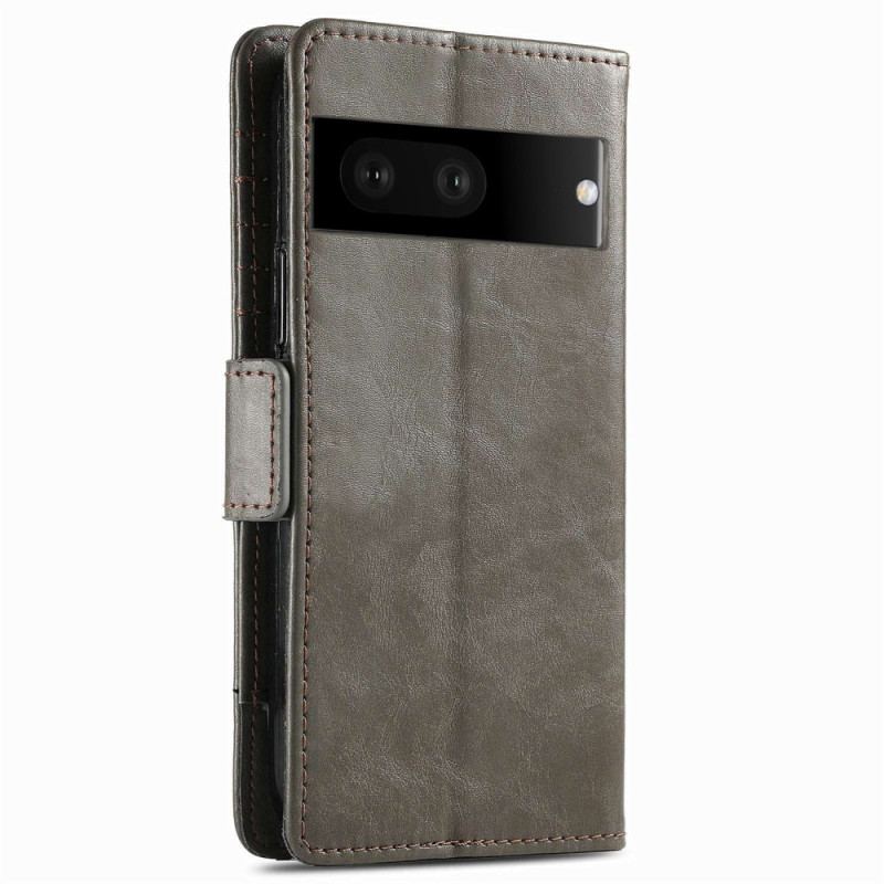 Capa Flip Para Google Pixel 7 Fecho Duplo Bicolor