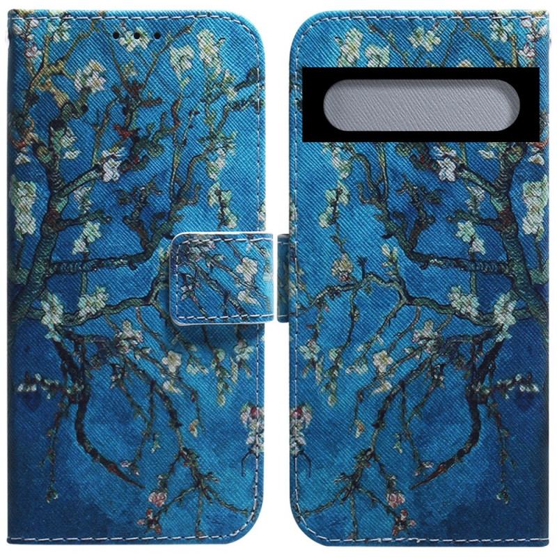 Capa Flip Para Google Pixel 7 Ramos Floridos