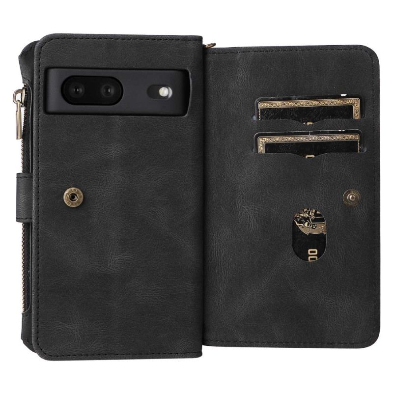 Capa Flip Para Google Pixel 7 Vintage Multifuncional