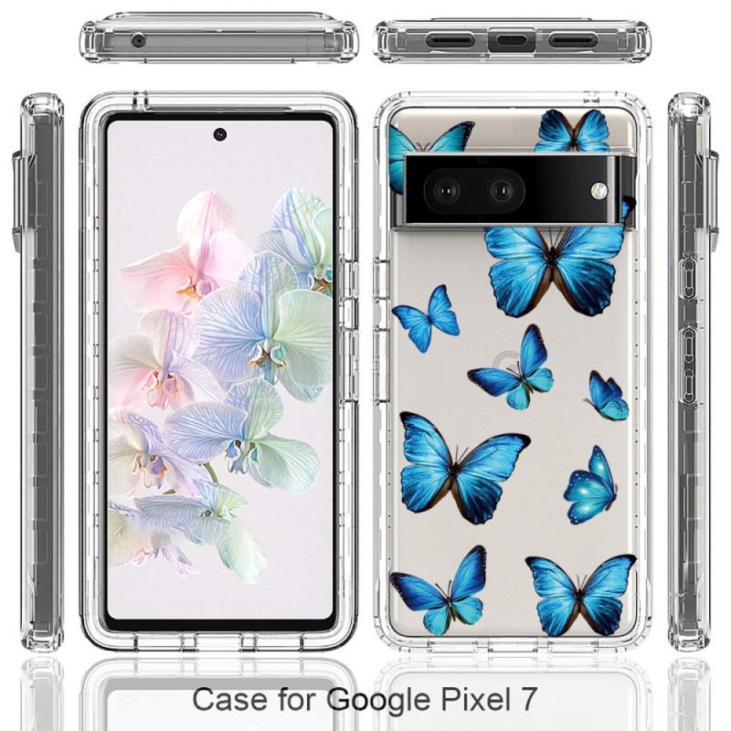 Capa Para Google Pixel 7 Borboletas Sem Costura