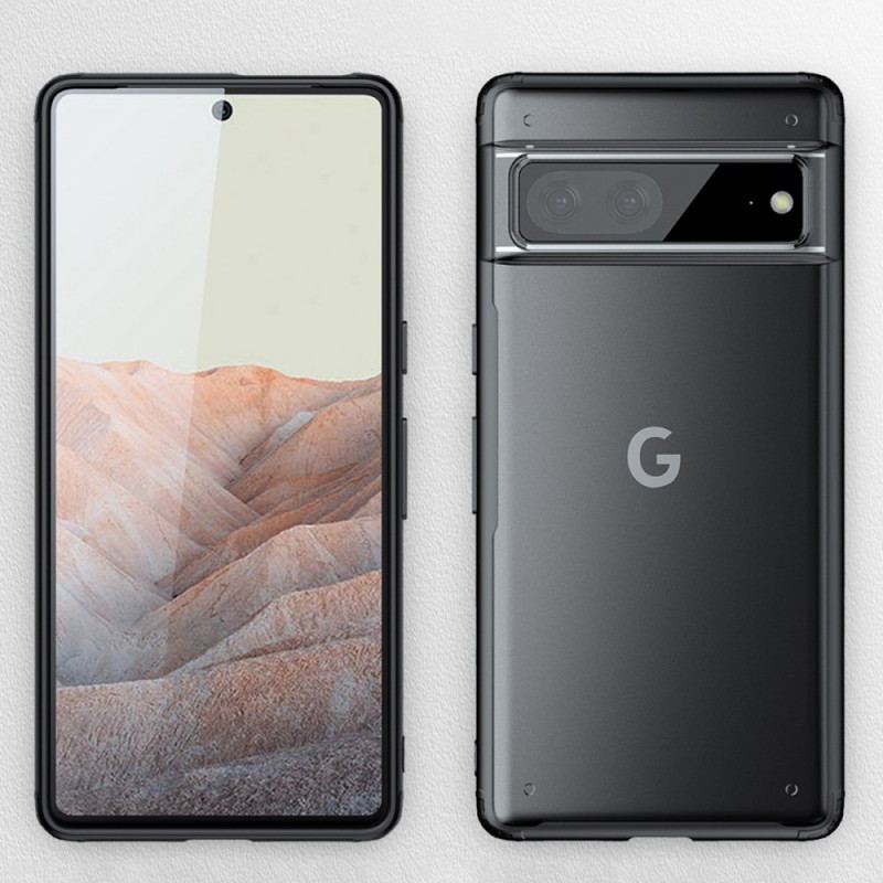 Capa Para Google Pixel 7 Bordas De Silicone Translúcido