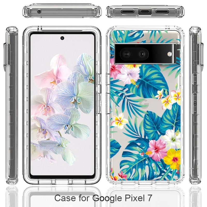 Capa Para Google Pixel 7 Flores Extravagantes