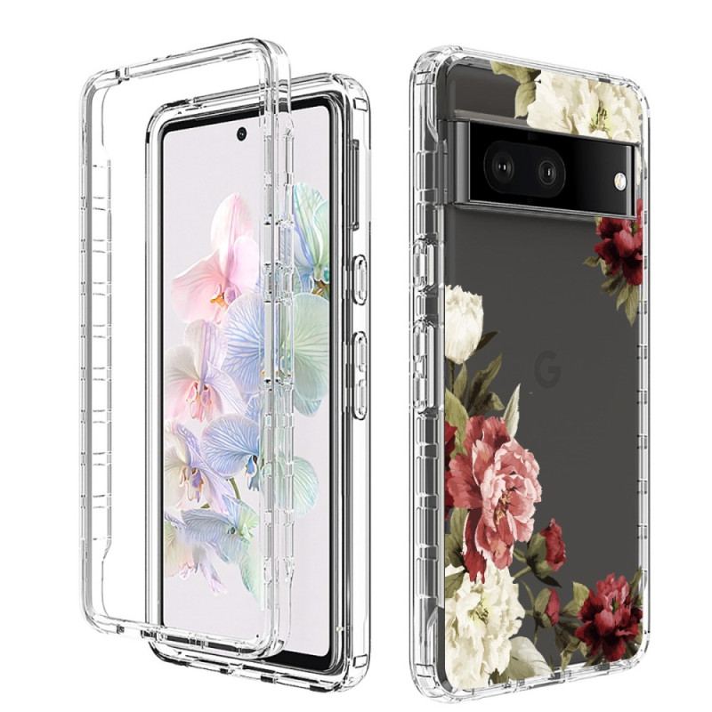 Capa Para Google Pixel 7 Flores Sem Costura