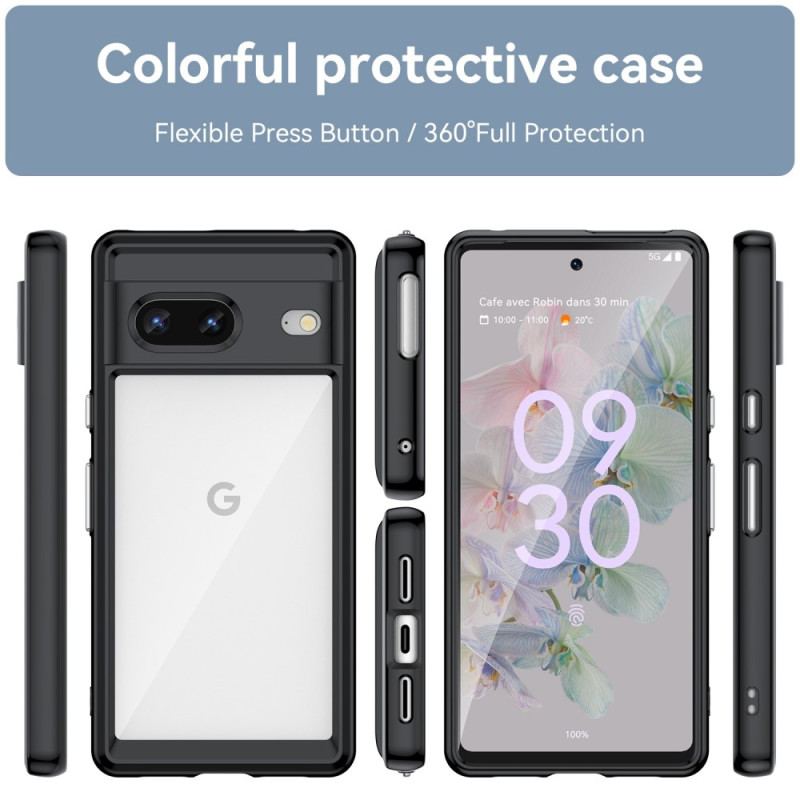 Capa Para Google Pixel 7 Híbrido Transparente