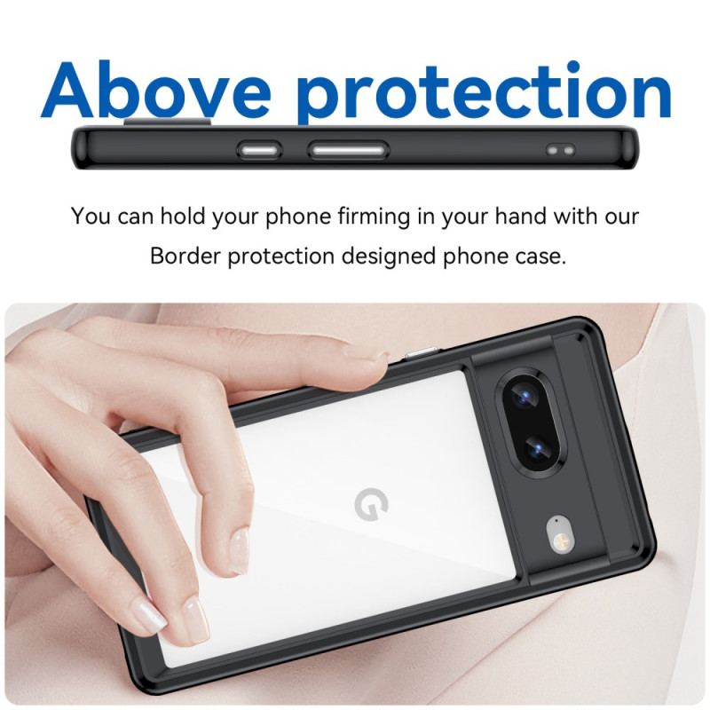 Capa Para Google Pixel 7 Híbrido Transparente