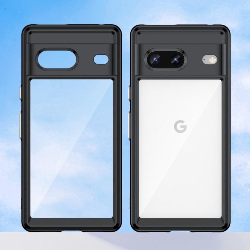 Capa Para Google Pixel 7 Híbrido Transparente