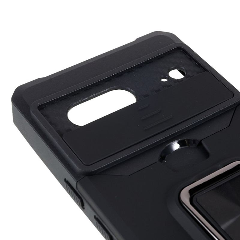 Capa Para Google Pixel 7 Suporte Para Anel E Porta-cartões