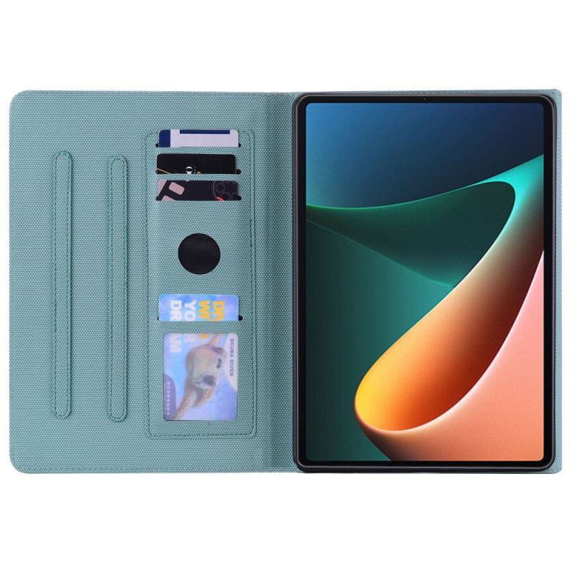 Capa De Couro Para Xiaomi Pad 5 Envelope