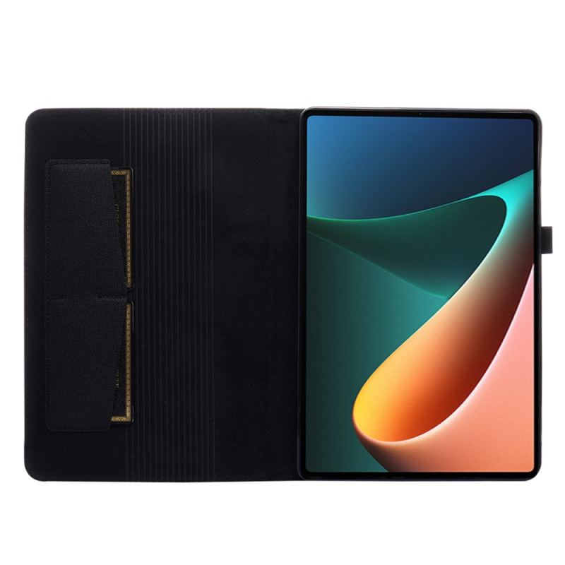 Capa De Couro Para Xiaomi Pad 5 Moda De Couro Sintético