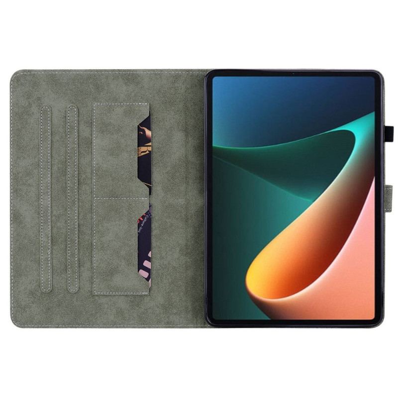 Capa De Couro Para Xiaomi Pad 5 Couro Sintético Macio