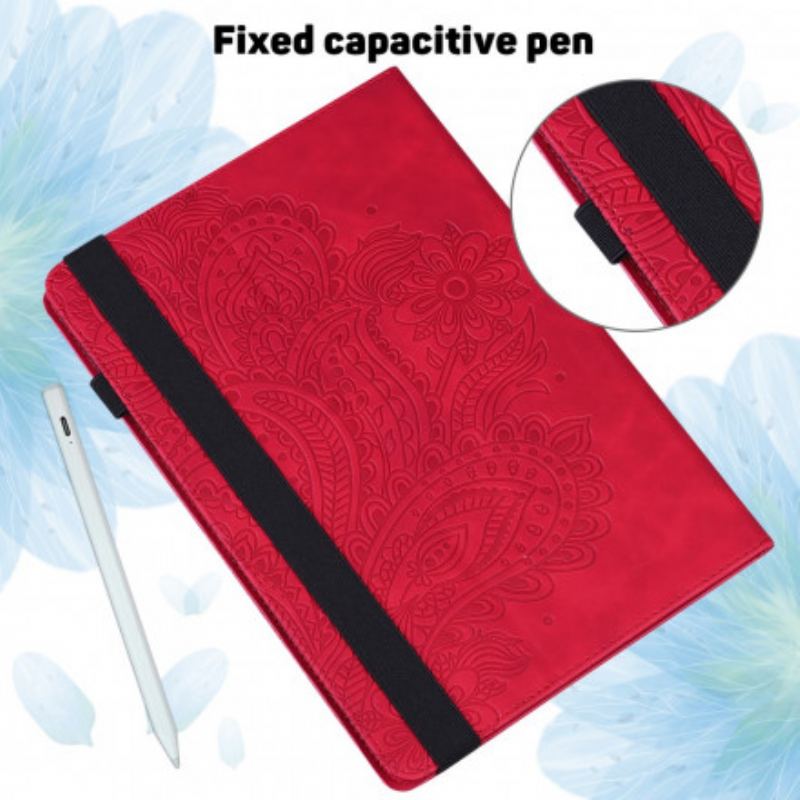 Capa Para Xiaomi Pad 5 Flor Estilizada