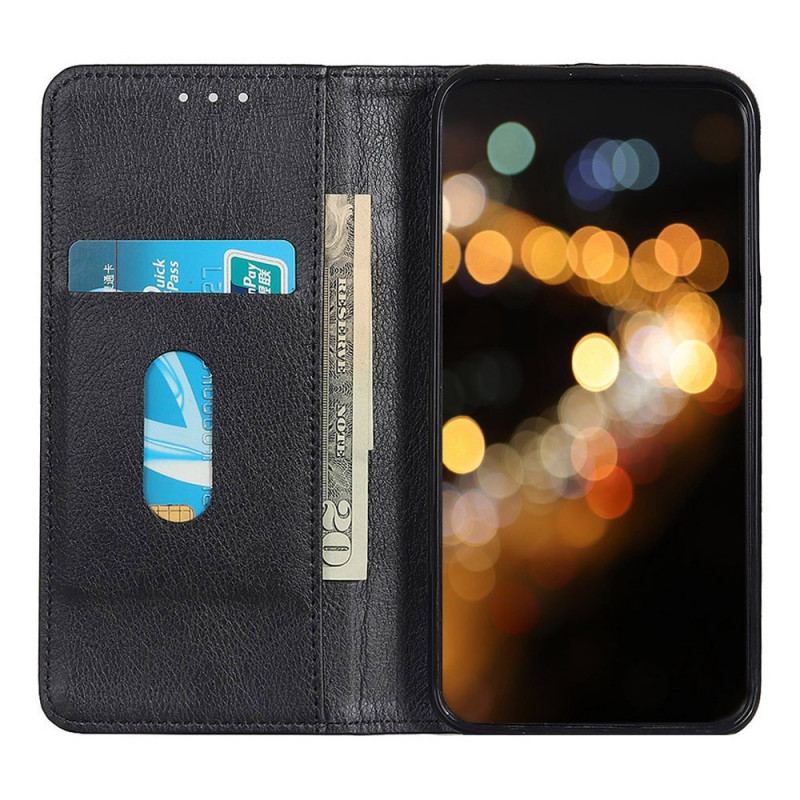 Capa De Celular Para Samsung Galaxy M33 5G Flip Couro Rachado De Lichia