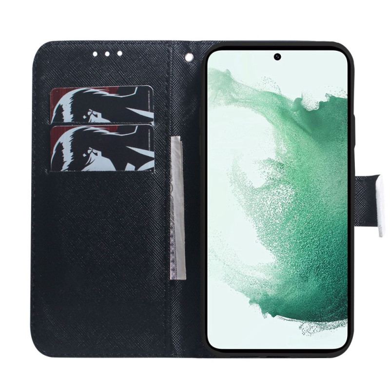 Capa De Couro Para Samsung Galaxy M33 5G Panda