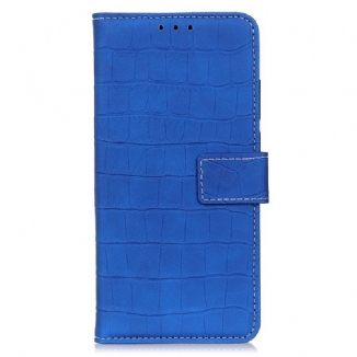 Capa Flip Para Samsung Galaxy M33 5G Efeito Pele De Crocodilo