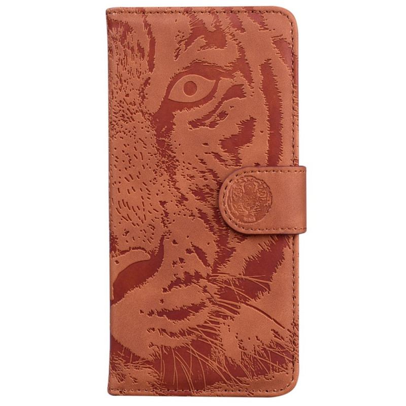 Capa Flip Para Samsung Galaxy M33 5G Estampa De Tigre