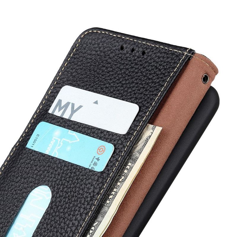 Capa Flip Para Samsung Galaxy M33 5G Khazneh Lichia Couro