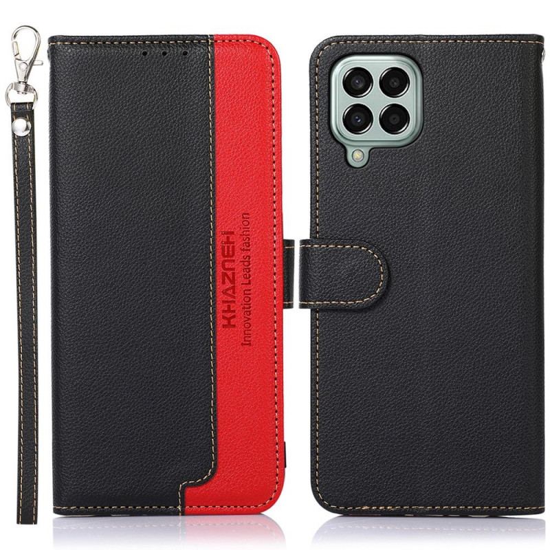 Capa Flip Para Samsung Galaxy M33 5G Rfid Estilo Lichia