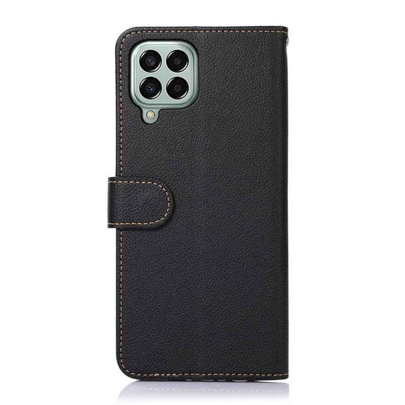 Capa Flip Para Samsung Galaxy M33 5G Rfid Estilo Lichia