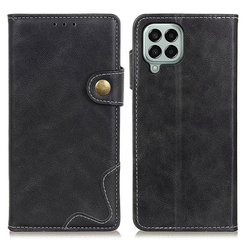 Capa Folio Para Samsung Galaxy M33 5G Botão Artístico