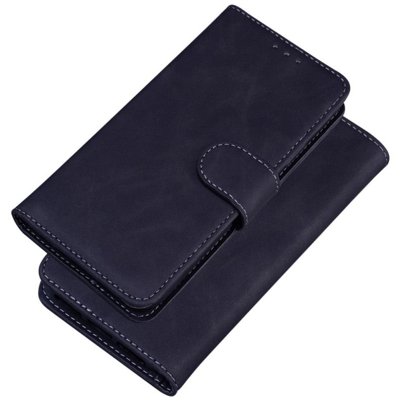 Capa Folio Para Samsung Galaxy M33 5G Couro Sintético Liso