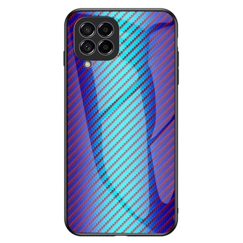 Capa Para Samsung Galaxy M33 5G Vidro Temperado De Fibra De Carbono