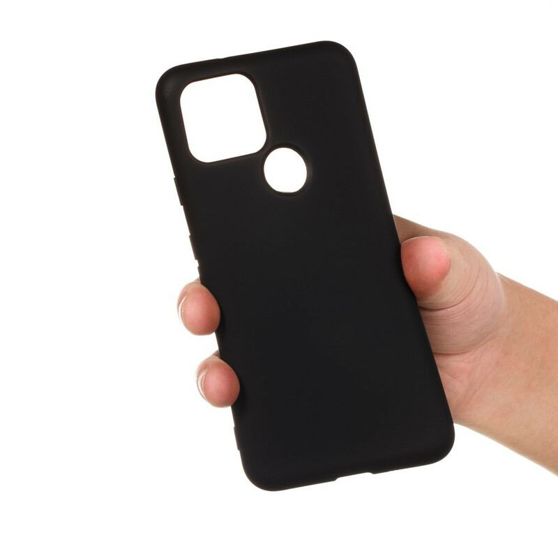 Capa Para Google Pixel 5 Design De Silicone Líquido Com Cordão