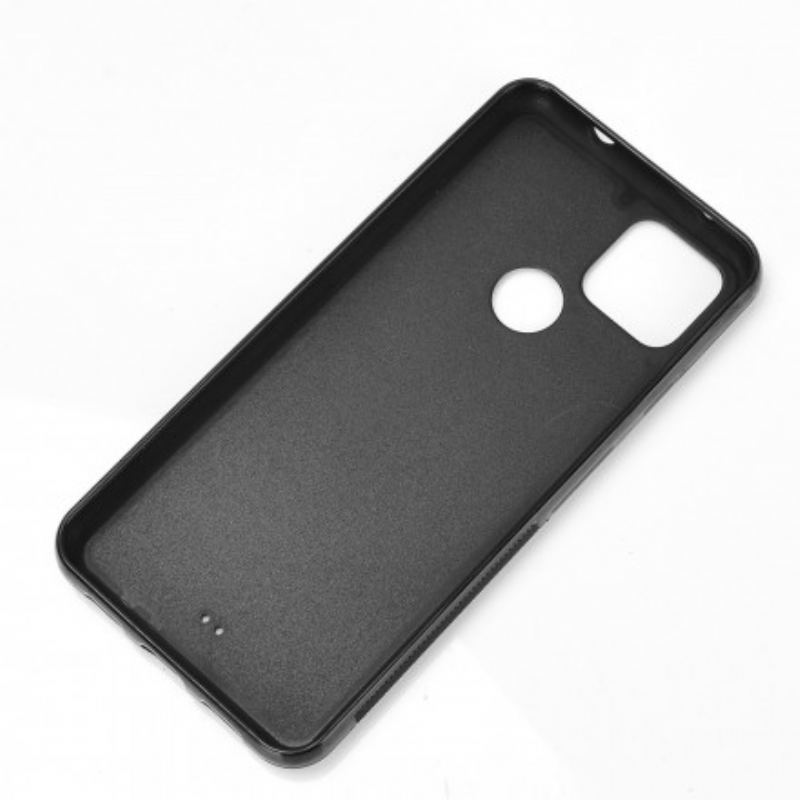 Capa Para Google Pixel 5 Efeito Couro Couture