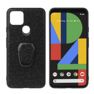 Capa Para Google Pixel 5 Suporte De Anel Glitter