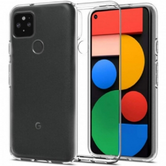 Capa Para Google Pixel 5 Transparente Cristalino