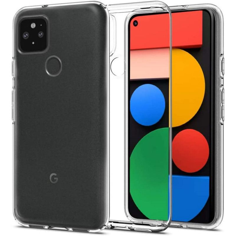 Capa Para Google Pixel 5 Transparente Cristalino