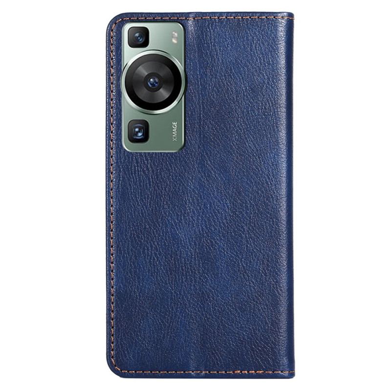 Capa De Celular Para Huawei P60 Pro Flip Costuras