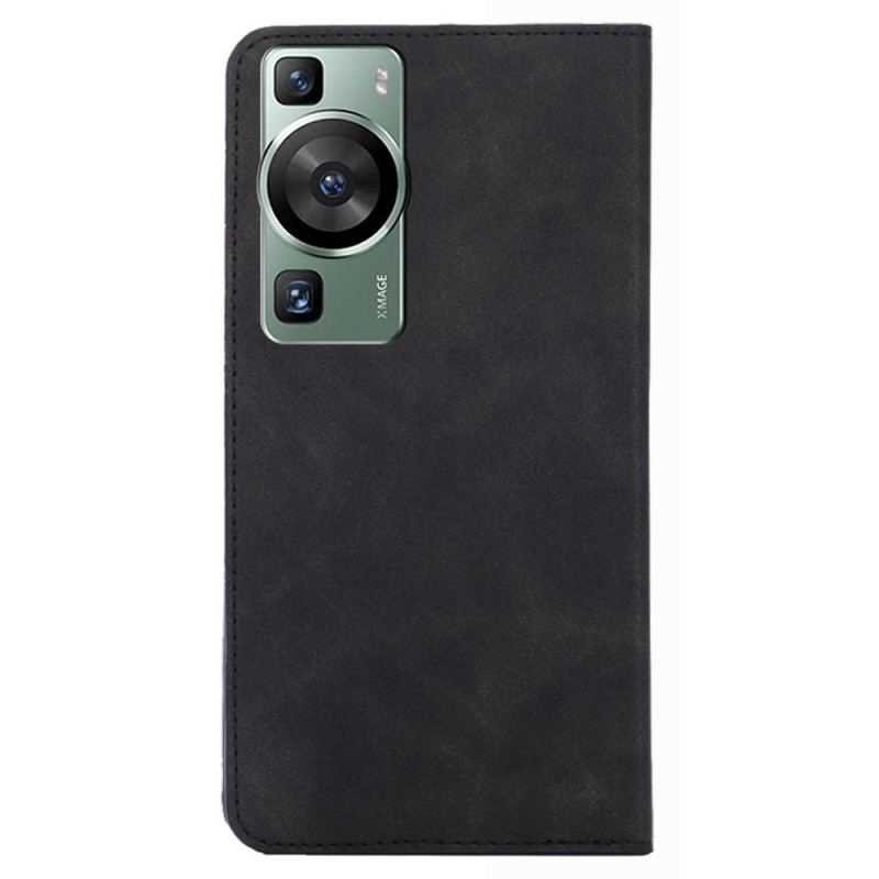 Capa De Celular Para Huawei P60 Pro Flip Imitação De Couro