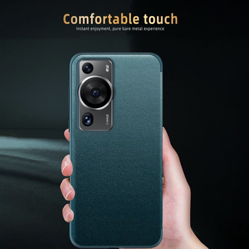 Capa De Celular Para Huawei P60 Pro Imitação De Couro