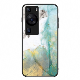 Capa De Celular Para Huawei P60 Pro Vidro Temperado Mármore