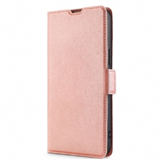 Capa De Couro Para Huawei P60 Pro Efeito Couro