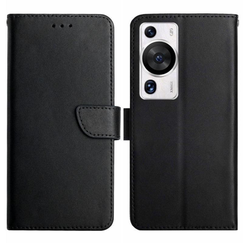 Capa Em Pele Para Huawei P60 Pro Couro Napa Genuíno